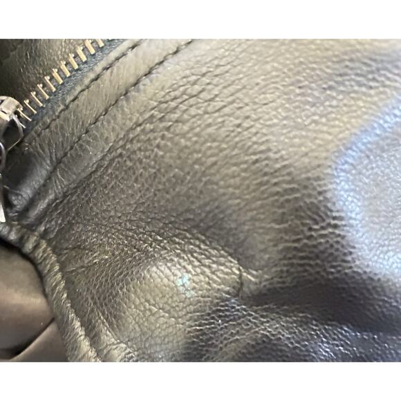 John Michael Designer Black 100% Soft Leather Woman's Vest Size XS - Picture 8 of 16